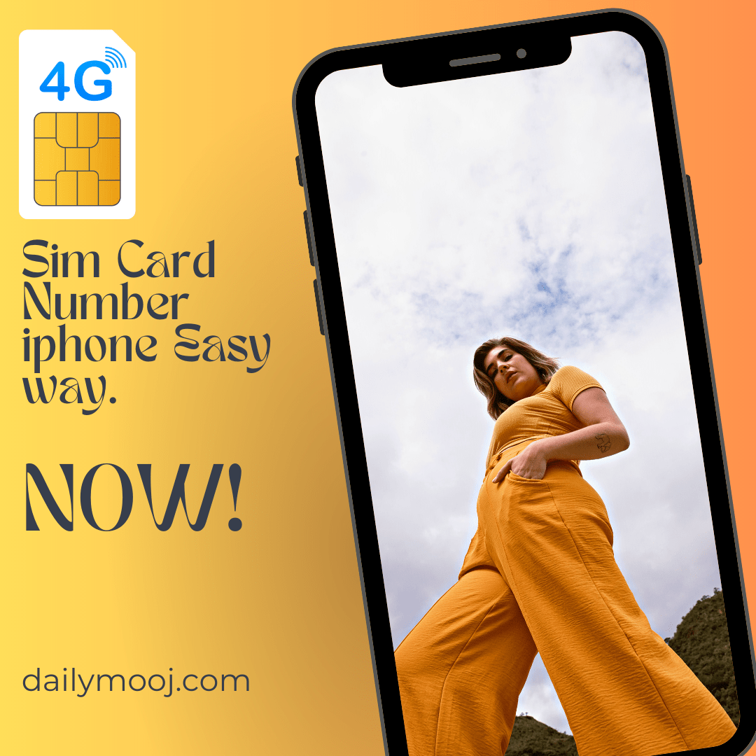 How to Quickly Sim Card Number iphone Easy way.